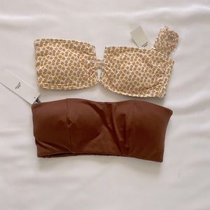 NWT - Urban Outfitters Bandeau Bikini Tops - both Medium
